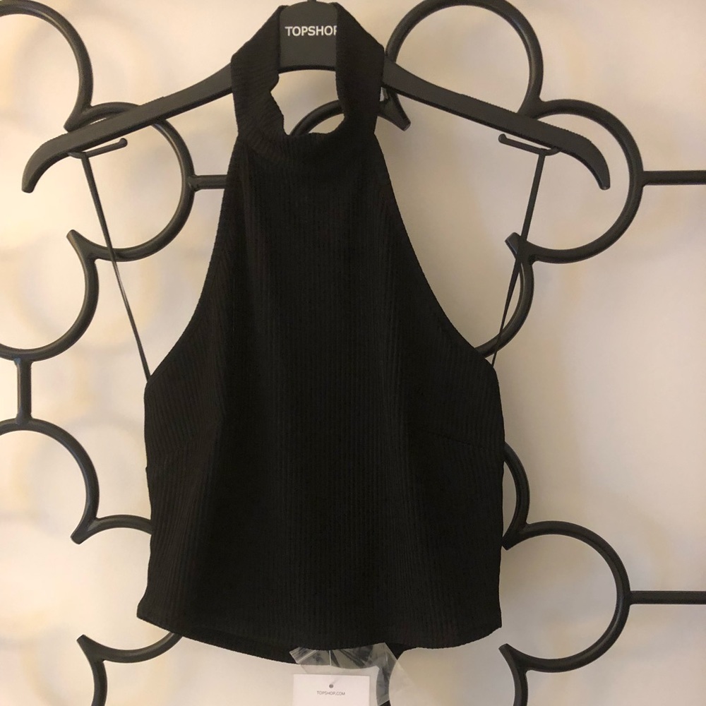 TOPSHOP Turtleneck Crop Top BNWT